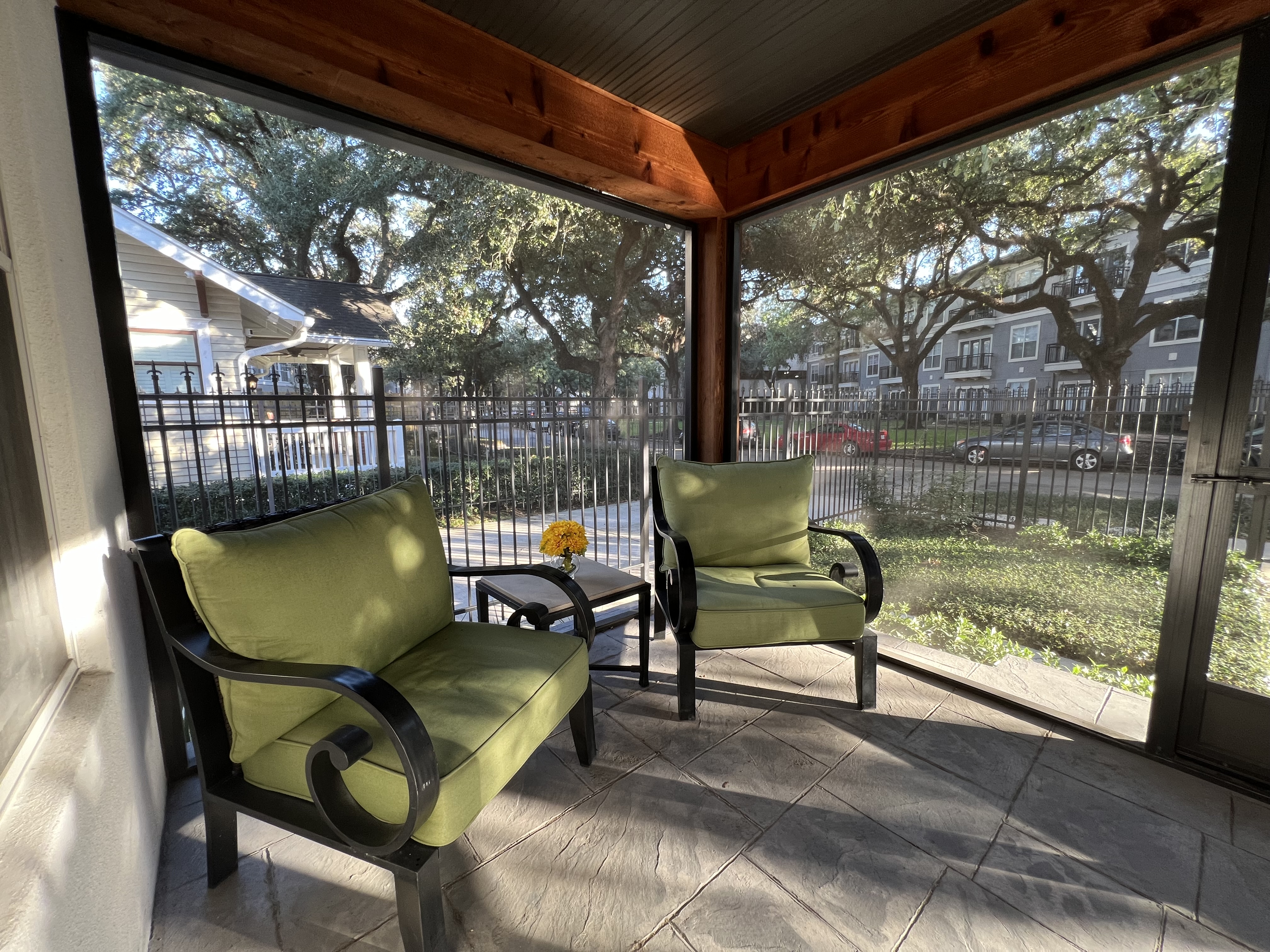 Outdoor relaxation area