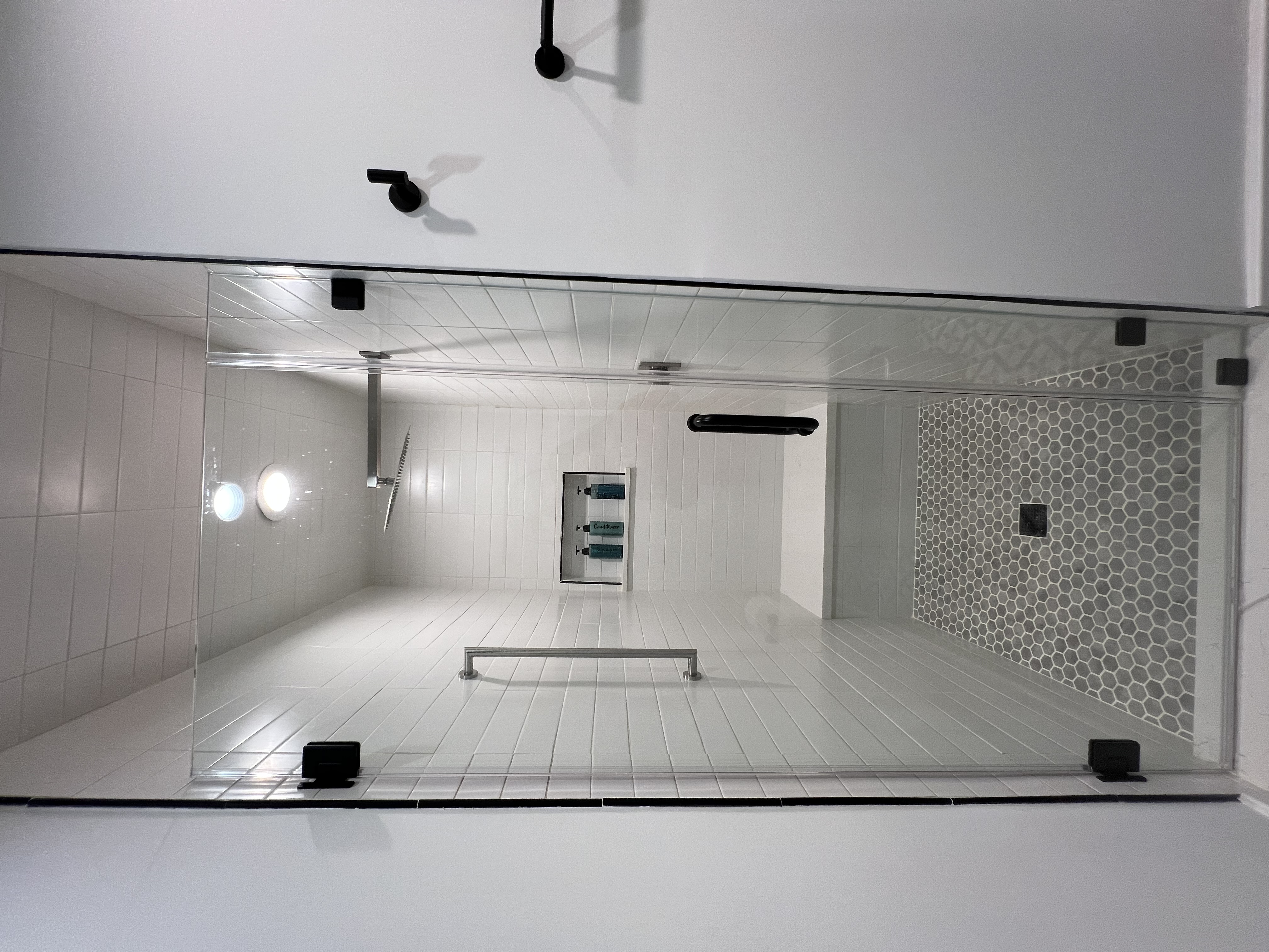 First floor shower