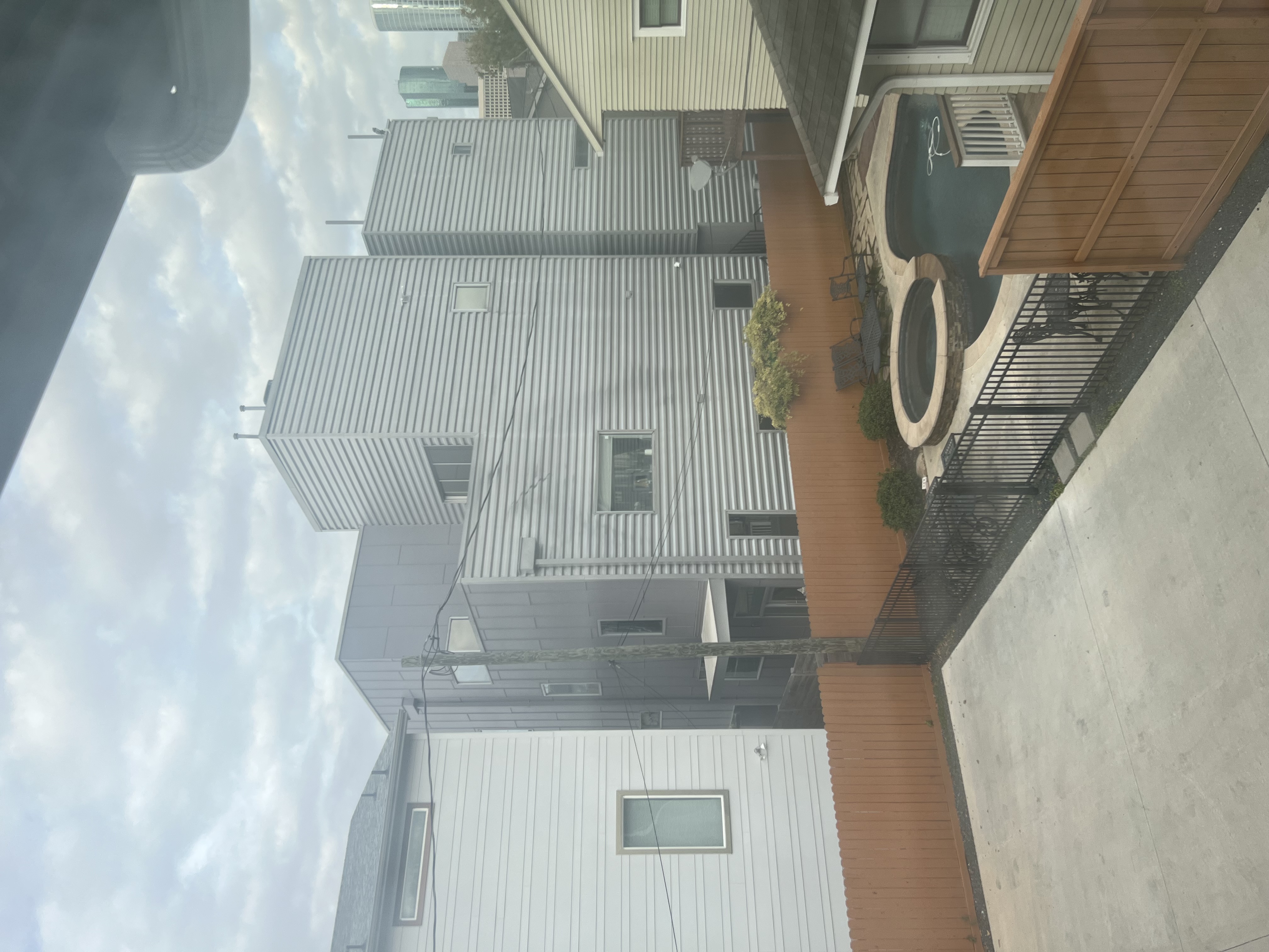 View from bedroom window